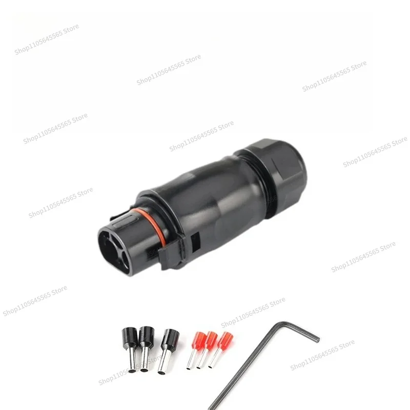 For New Micro Inverter 3-Core Waterproof Connector LY01 Adapter LY01BC