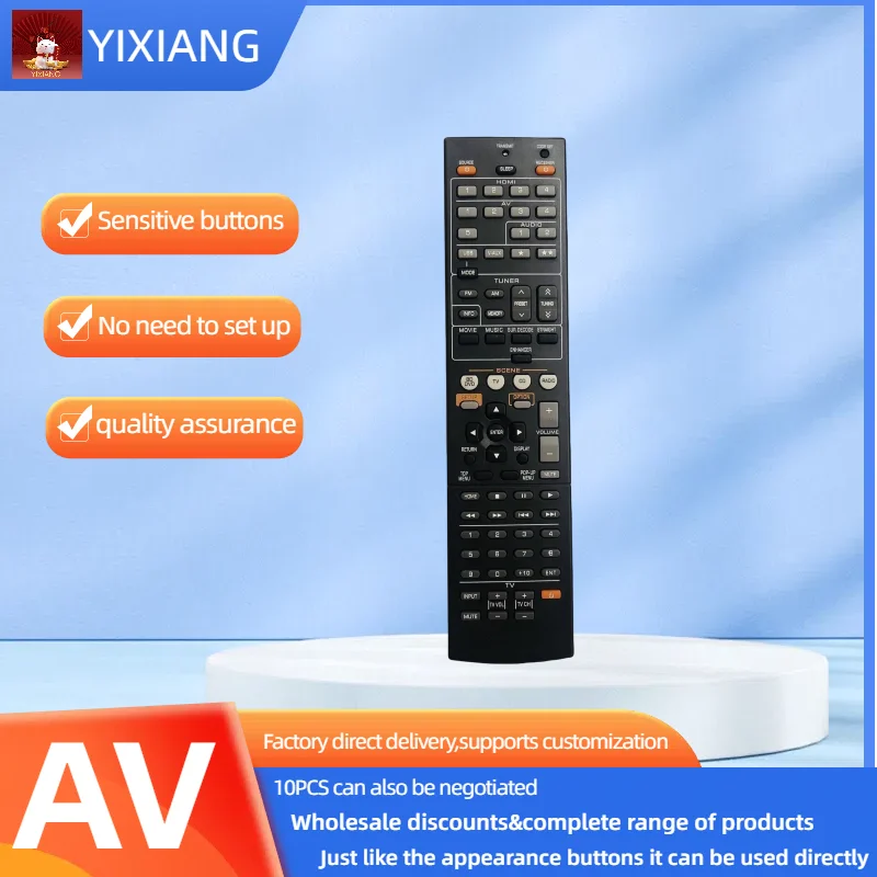 Новый пульт дистанционного управления RAV491 ZF30320, подходит для AV-ресивера Yamaha YHT-399U HTR-5063 RAV293 RAV331 RAV334 RX-V467 RX-V367 RX-V371