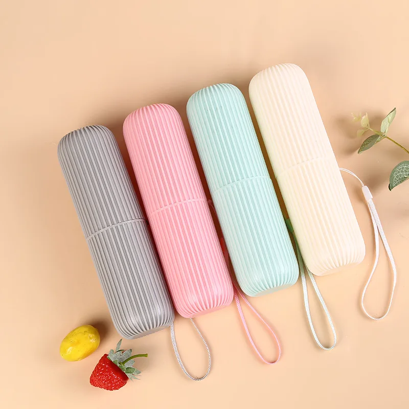 Simple Travel Toothbrush Set Portable Toothbrush and Toothpaste Storage Box Multi-functional Storage Tooth Cup and Toothbrush