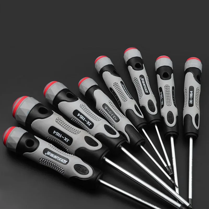 1 Piece T5-T30 Torx Screwdriver CR-V Plum Screw Driver Quick Mini Screwdrivers Magnetic Bolt Driver Screw-driving Tools