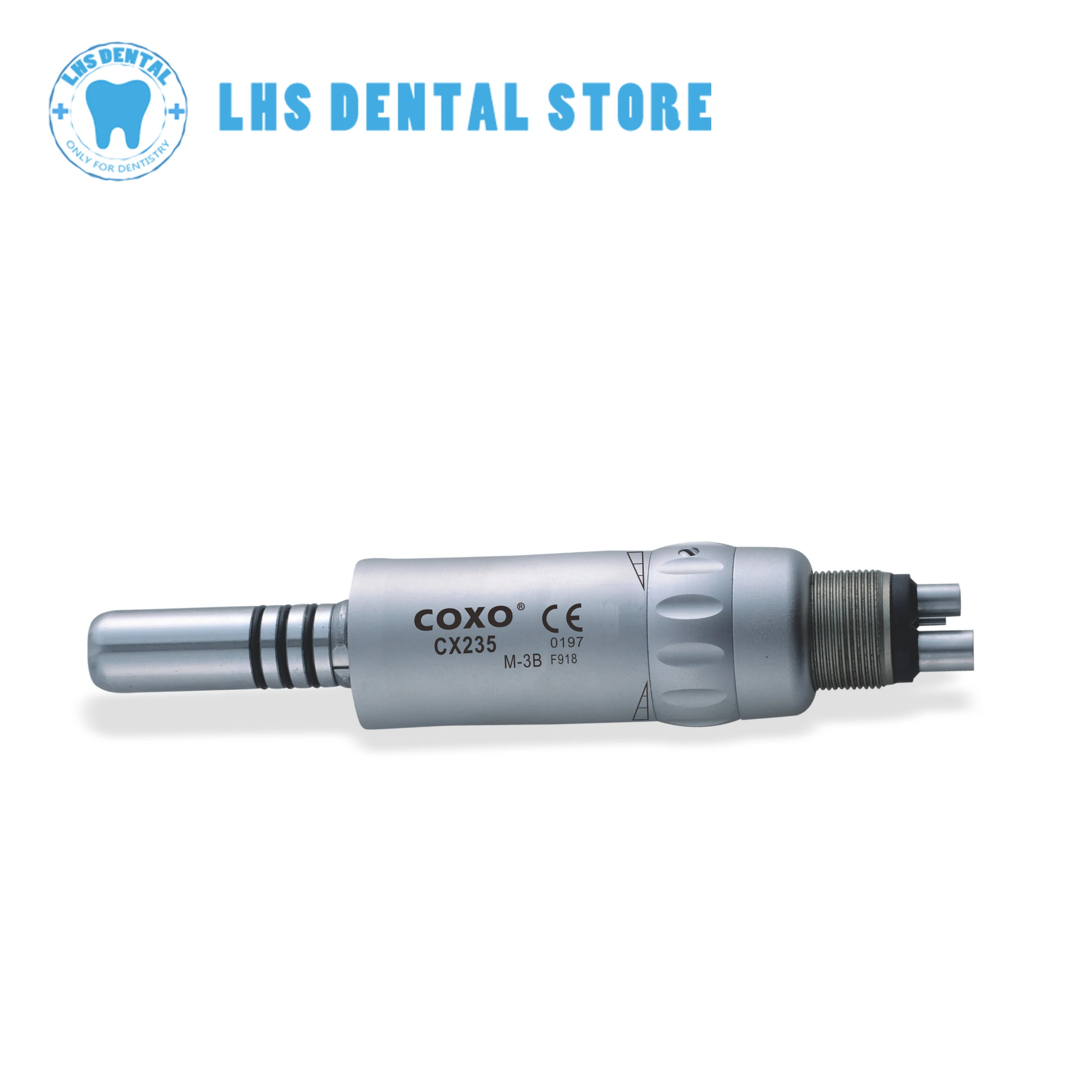 

COXO Dental Low Speed Inner Water Contra Angle Air Motor Straight Handpiece 4 or 2 Holes 20000rpm CX235 M-3B Dentistry Equipment