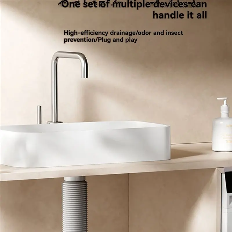 【NOW SAVE】Three-Way Water Distributor Washer/Dryer Downpipe Drainage Channel Anti-Odor Floor Drain Connector Machine