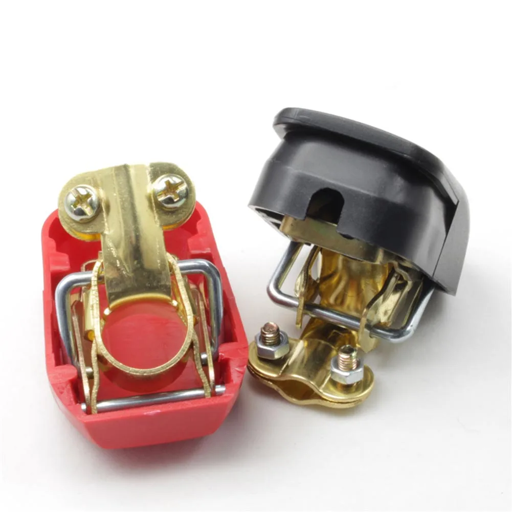 2pcs Battery Terminal Clamp Car Battery Terminal Clamp Quick Release Battery Terminals Clamps Car Caravan Boat Low Profile