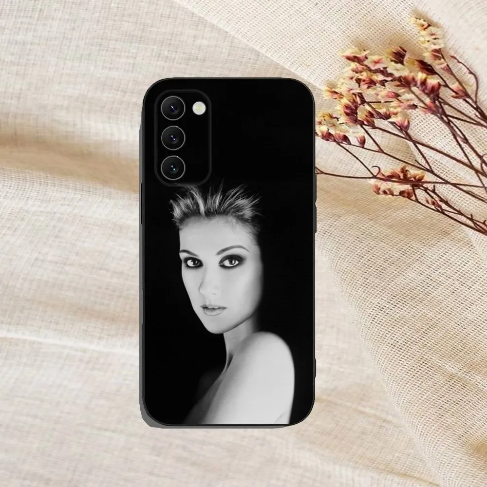 C-Celine Dion Singer Phone Case For Samsung Galaxy A13,A21s,A22,A31,A32,A52,A53,A71,A80,A91 Soft Black Cover