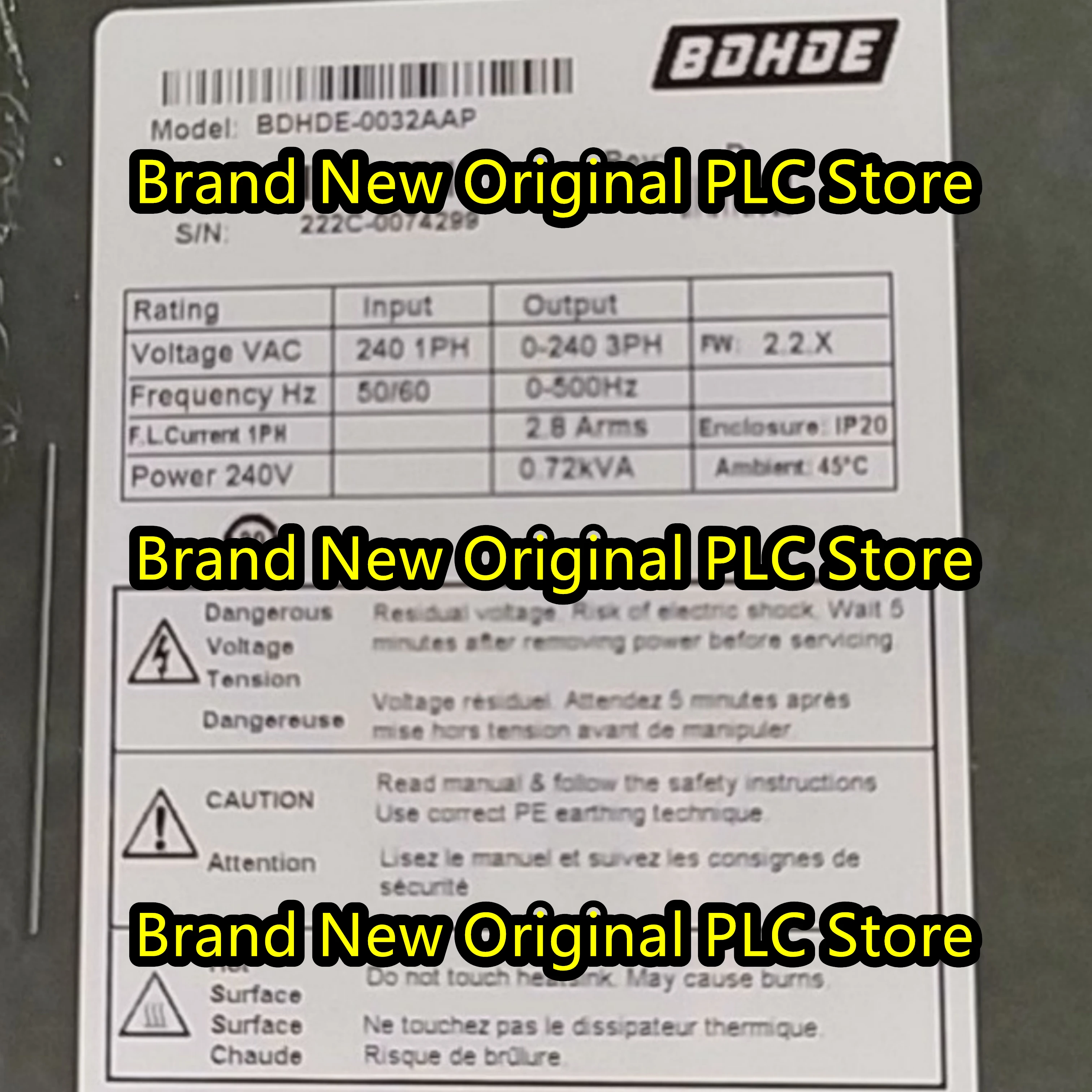Driver Servo BDHDE-0032AAP BDHDE-0032AEB BDHDE-0062AEB baru