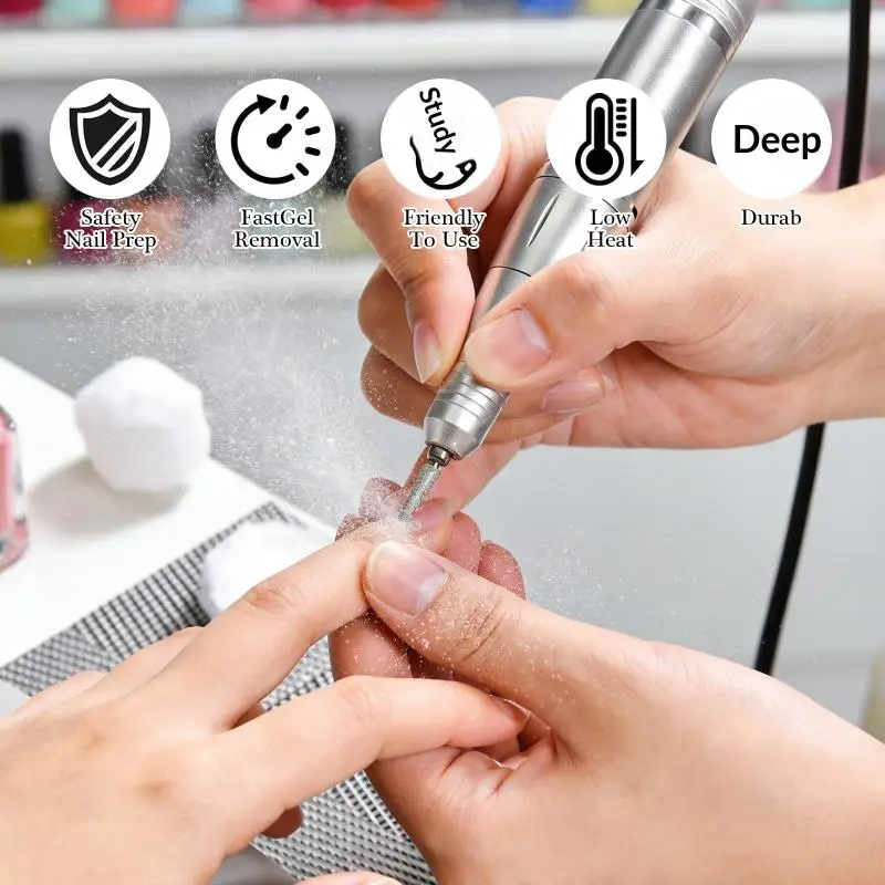 10 pièces de fraises électriques pour manucure et pédicure, en tungstène, pour l'élimination des peaux mortes, le polissage des ongles, la meulure, outils de manucure