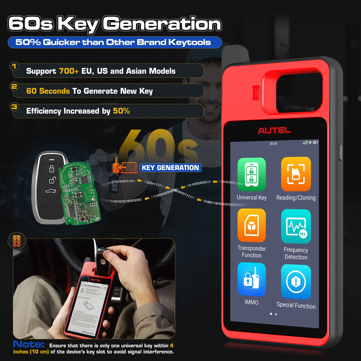 Рисунок 4 - Autel KM100 Key Programmer V200