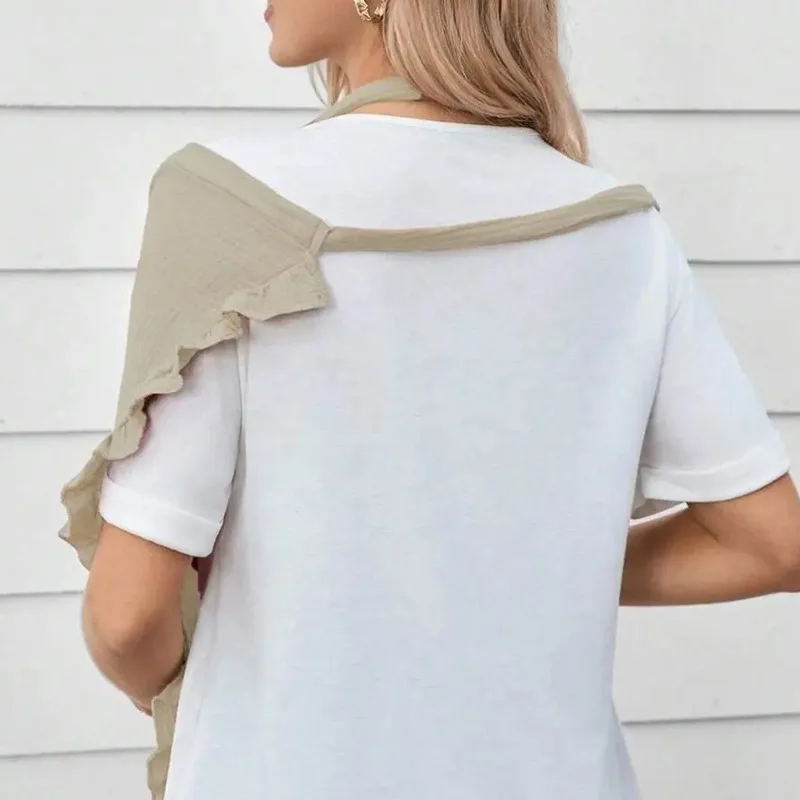 Anti-Peek All - Capa de enfermagem impressa em gaze de algodão Poncho de enfermagem ao ar livre Capa de modéstia para amamentação