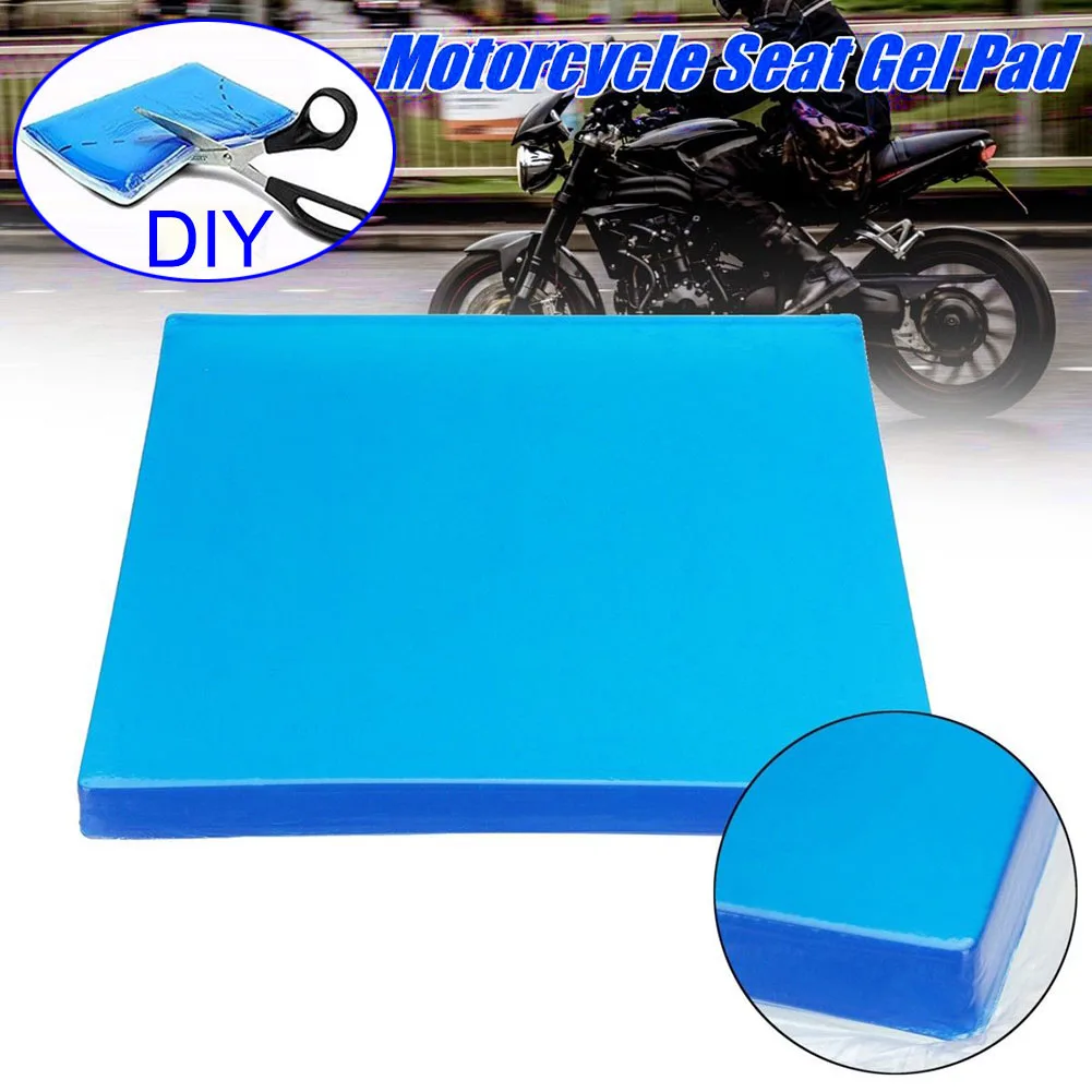 Motorcycle Seat Gel Pad Shock Absorption Mats Cushion Accessories Reduce Fatigue Comfort Soft Cushion Cool DIY Motorbike Seat