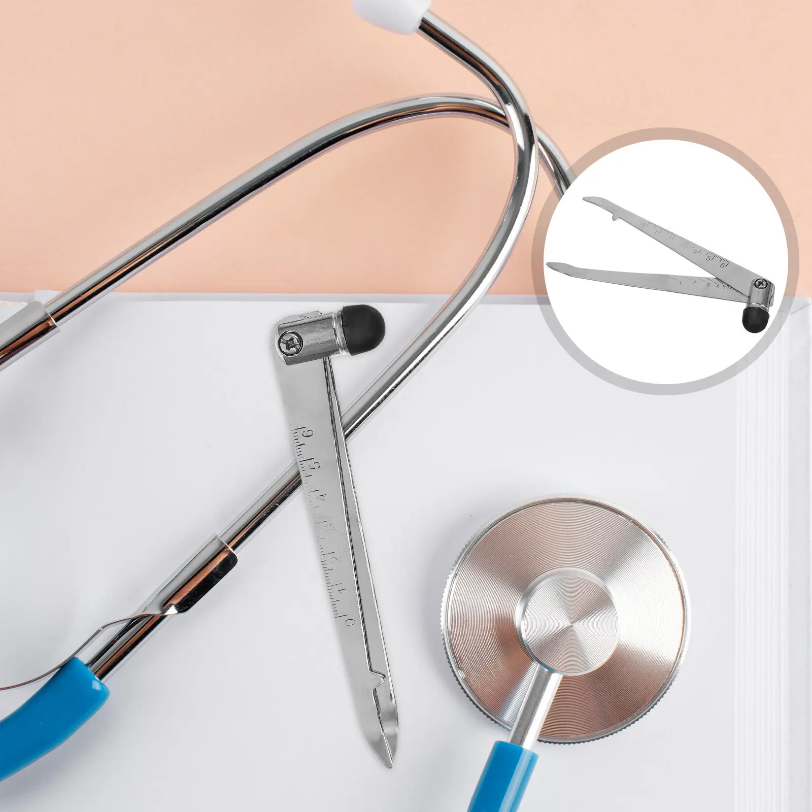 Ergonomic Stainless Steel Reflex Hammer with for Neurological Assessment Portable Multi-Use Diagnostic Medical