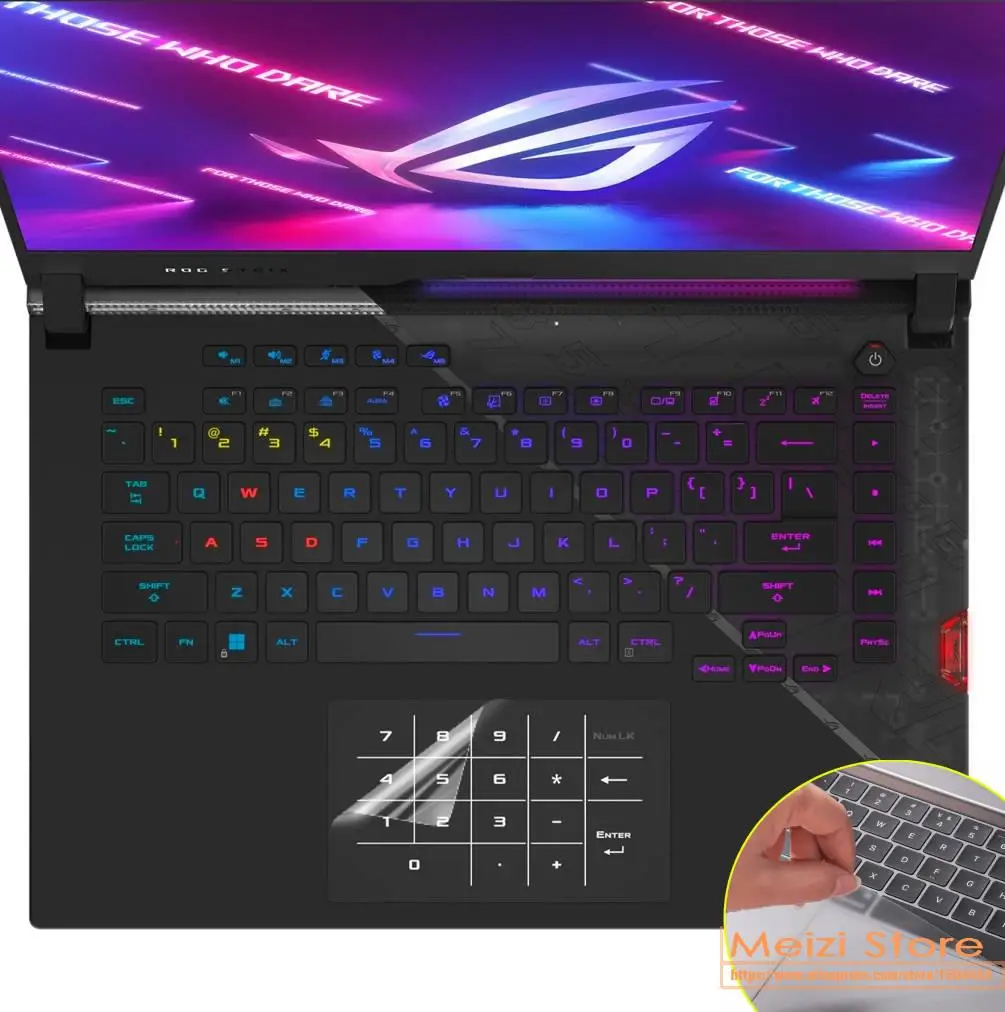 Matte Touchpad Protective film Sticker Protector  for ASUS ROG Strix Scar 15 2022 G533ZX G533Z  G533ZW g533zm   TOUCH PAD