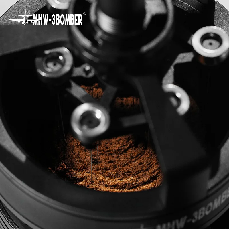 MHW-3BOMBER WDT Distribution Outil 58mm Espresso Agitateur Distributeur pour Barista Profondeur Réglable 14 grossière les Café Accessoires