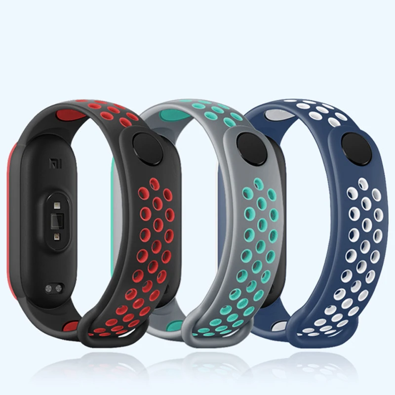 Strap for Mi band 6 Bracelet Sport Silicone Miband 5 miband 4 Wrist correa belt Replacement Wristband for xiaomi Mi band 5 3 4 6