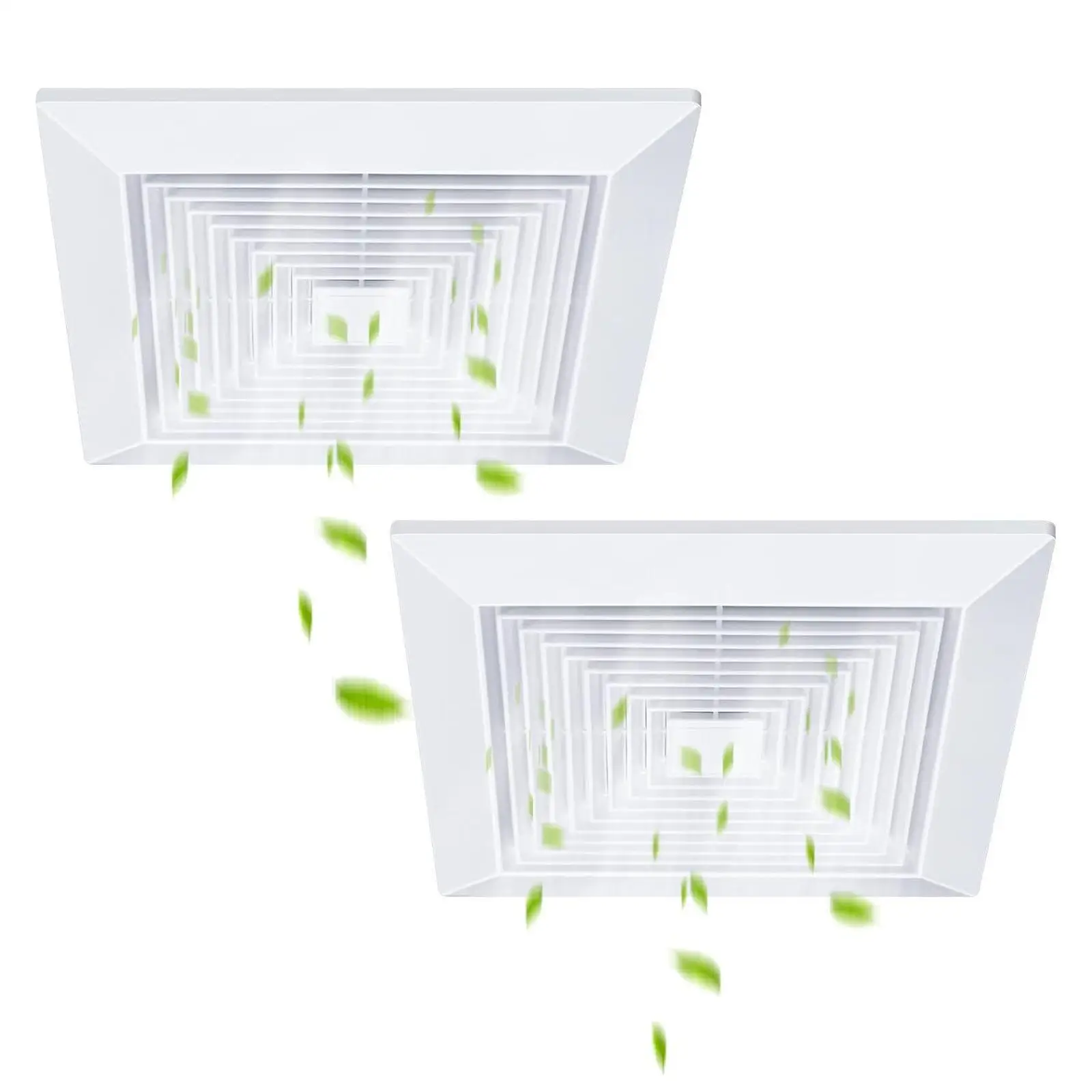 Квадратная крышка вентиляционного отверстия, потолочный воздуховод, вытяжной вентилятор, прочная решетка вытяжного вентилятора для гостиной, офиса, заводов, кухни, ванной комнаты, вентилятор