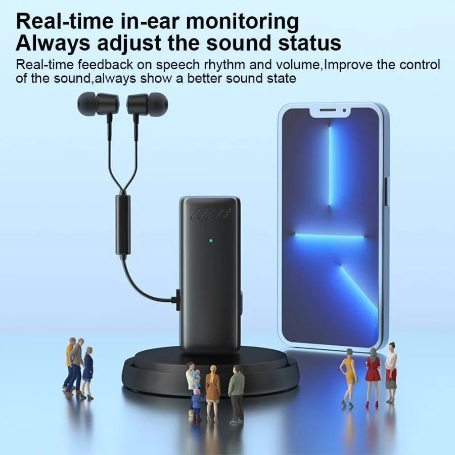 Microfono lavalier wireless Mini microfono lavalier wireless Microfono da bavero Riduzione del rumore compatibile 1 ricevitore 2 microfoni