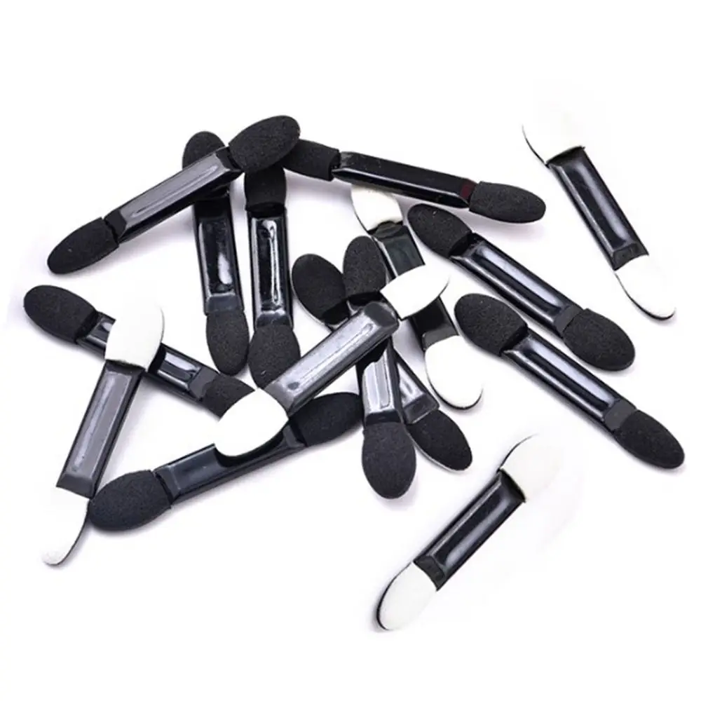 

10pcs Double/Single Sided Eyeshadow Stick Brush Portable Multicolors Double Head Latex Sponge Professional Smudge Eye Nail Brush