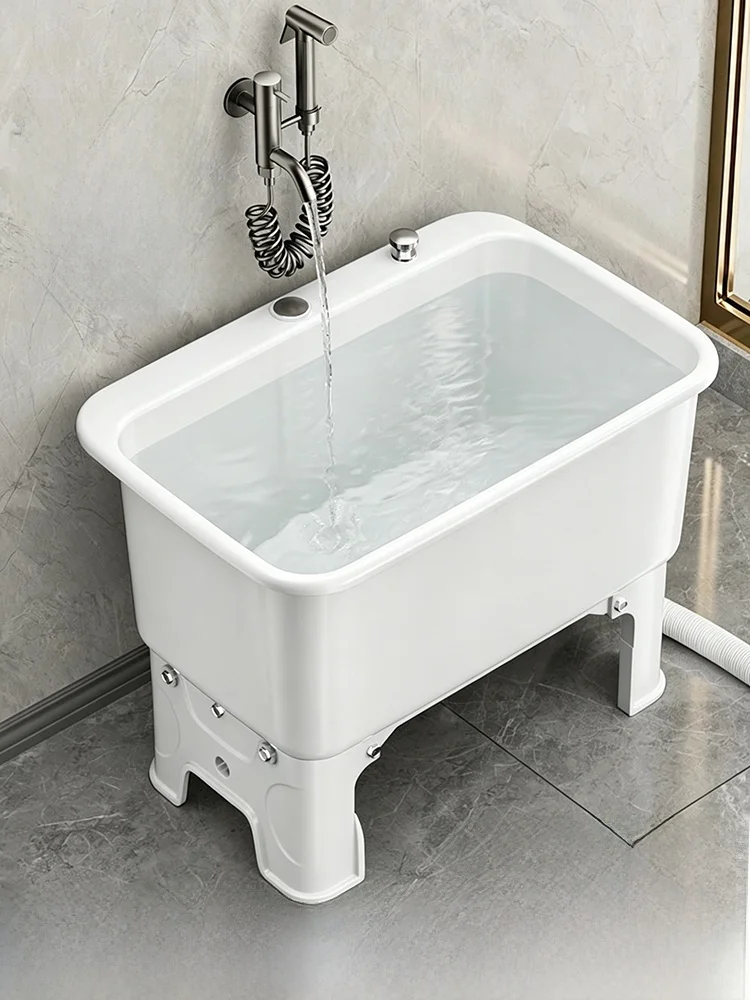 large-size-plastic-bucket-for-household-outdoor-floor-cleaning-mop-bucket-thickened-drainage-basin-portable-and-durable