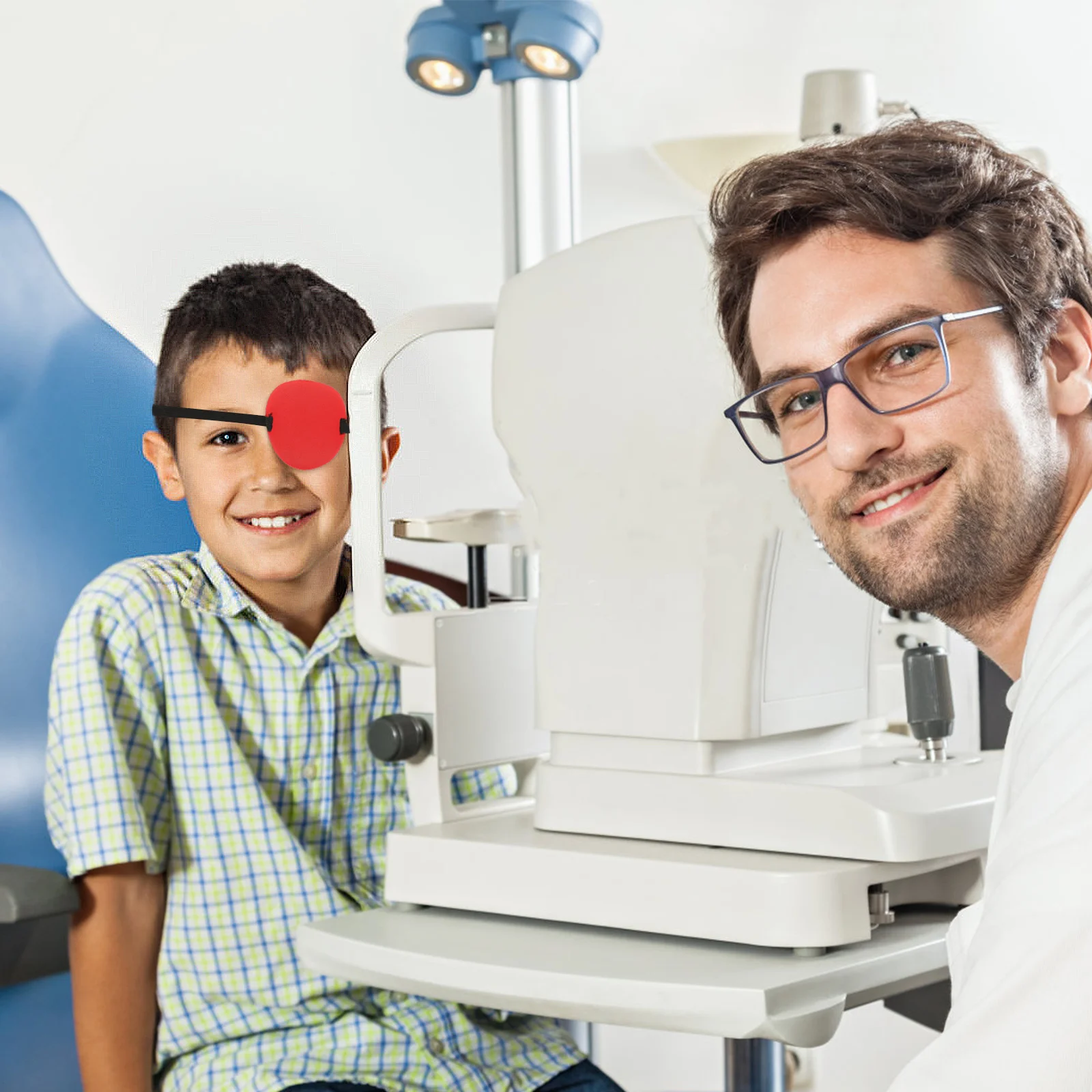 

6 Pcs Eye Patch 's Amblyopia Shading Soft Patches for Reusable Lazy Men Single