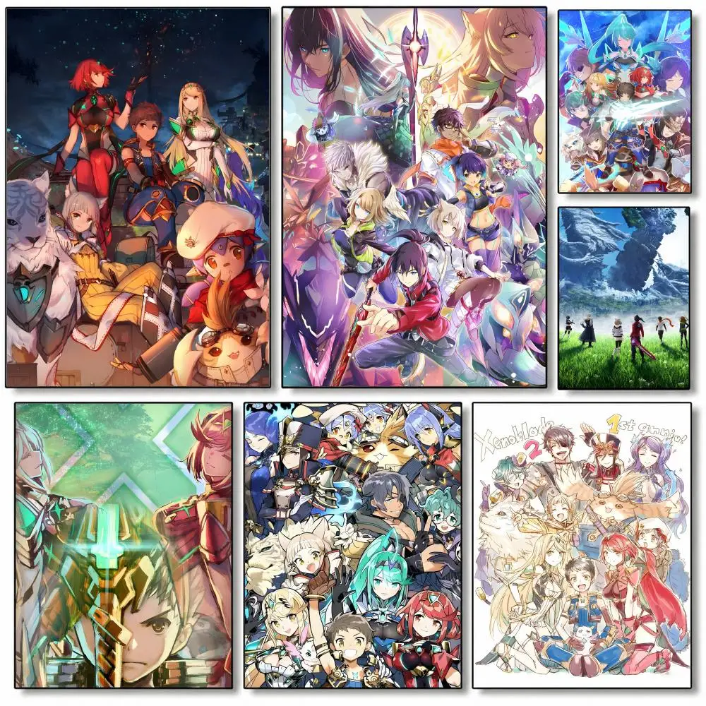 Anime Poster Xenoblade Chronicles Poster High Quality Wall Art for Home Bedroom Living Hallway Perfect Gift