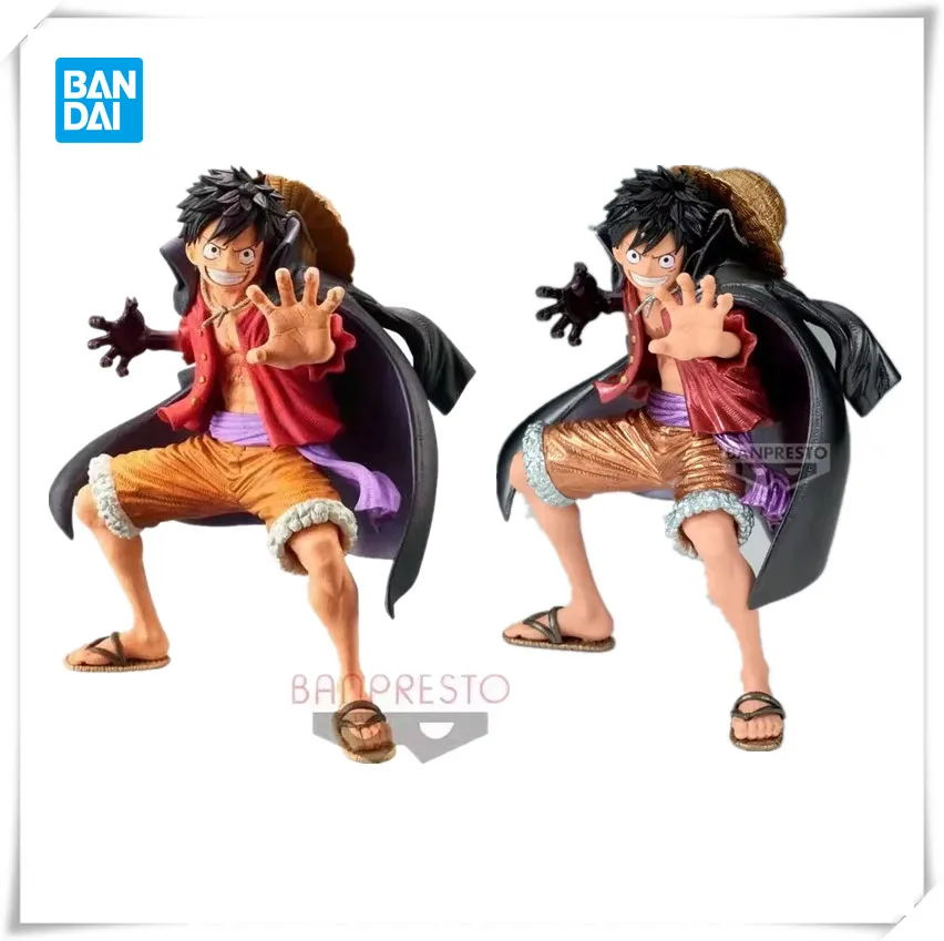 

Bandai оригинальные аниме BANPRESTO ONE PIECE King of Art KOA Luffy ПВХ фигурки фигурку Коллекционная модель игрушки подарки