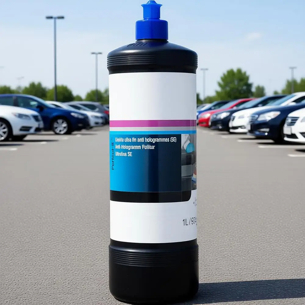 

Автомобильная полироль, удаляет следы циклонов и голографические разводы, высокий блеск, для восстановления и оригинальной краски, флакон 1,0 л