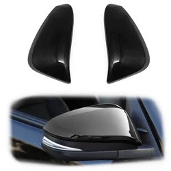 New Car Rearview Accessories Piano Black Door Mirror Cover Trim For Toyota Hilux Revo Fortuner INNOVA 2015 2016 2018 2019 2020