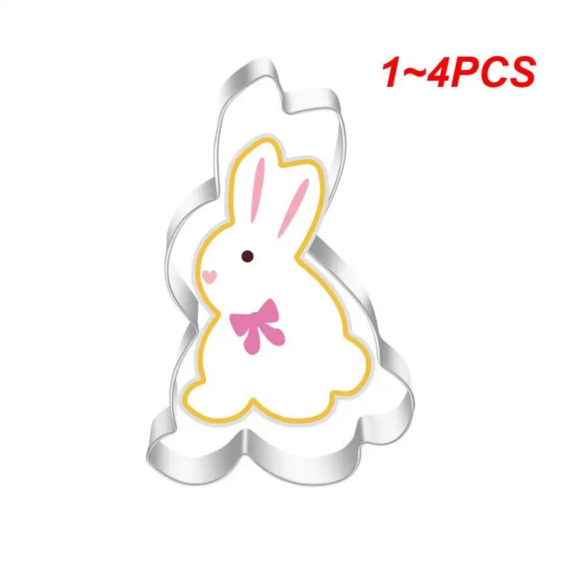 1~4PCS Easter Cookies Mold Party Decoration Stainless Steel Kitchenware Home Kitchen Baking Pastry Tool Kitchen Gadgets