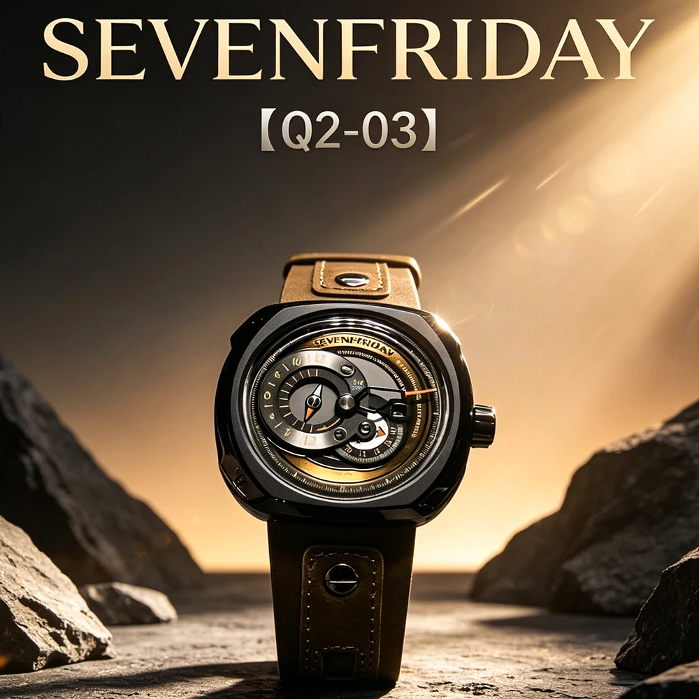 Fashion new product SEVENFRIDAY luxury brand men's watch Q2/03 Q series automatic mechanical movement waterproof high-quality me