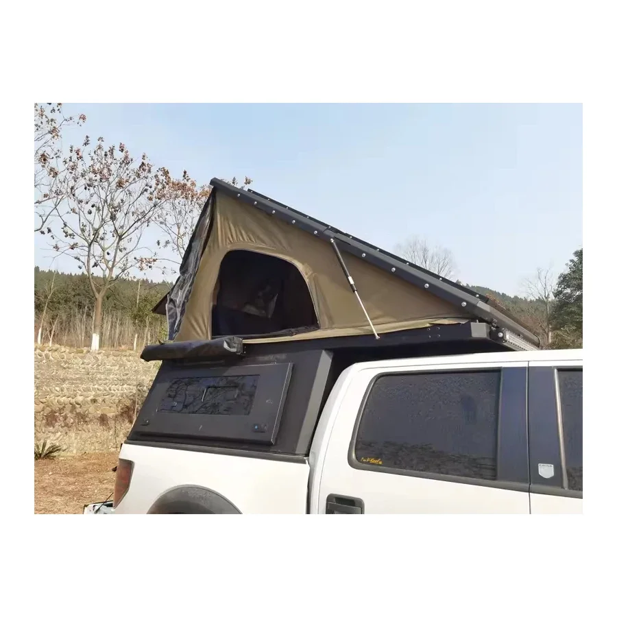 

Car Pickup Camping Ute Canopy Triangle Roof Top Tent For Colorado 5 FT