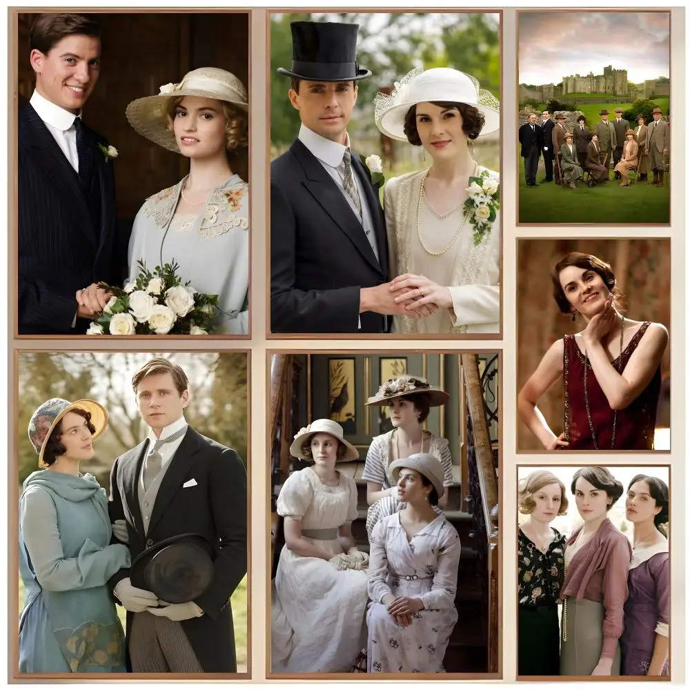 Period Drama D-Downton Abbey Poster  Classic Home Interior Design & Modern Wall Decor Art Collection