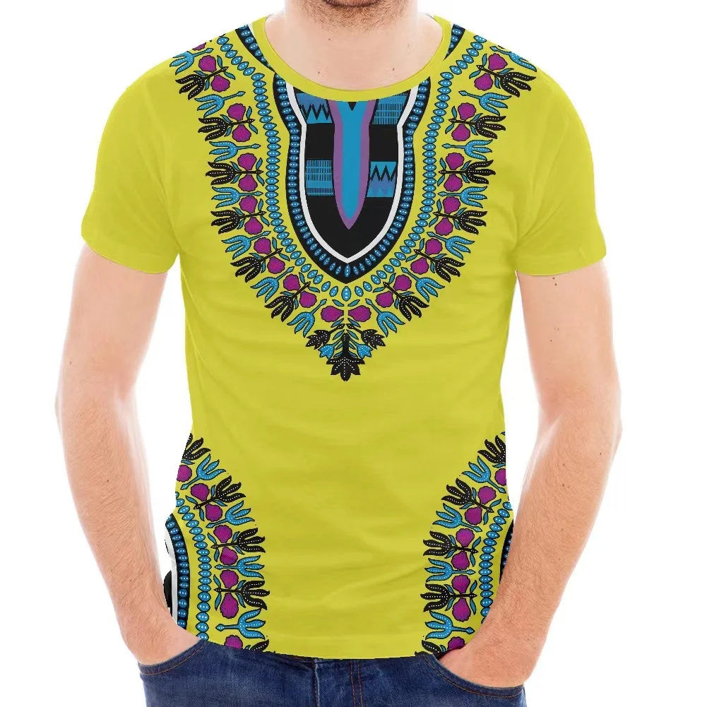 

Ethnic Style 3d Print Men's T-Shirt 2024 Summer Fashion Short Sleeved Fashionable Top Retro T Shirt For Men Summer