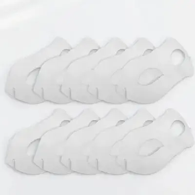 

10Pcs DIY Blank Masks Handmade White Mask for Cosplay Party Prom Stage Craft Project Decor Masks for Adults