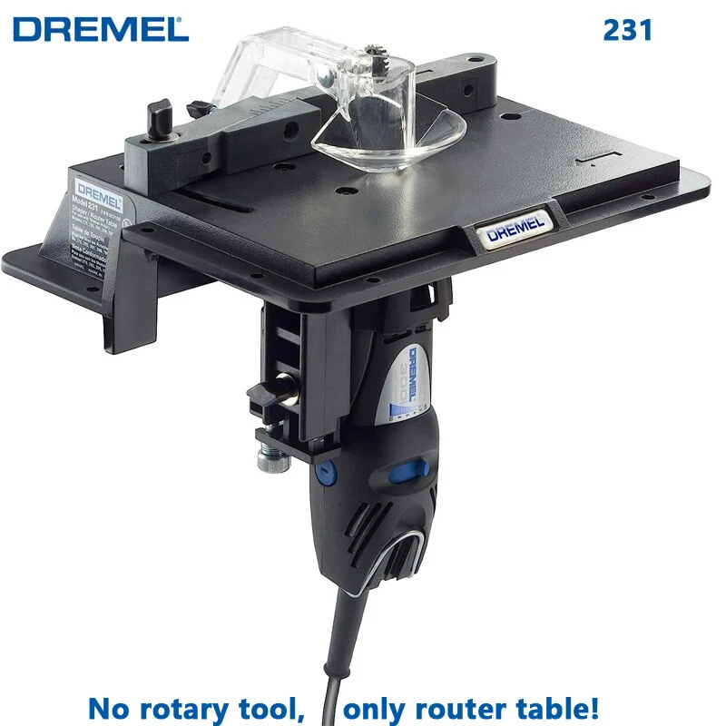 Dremel 231 Woodworking Carving Workbench Multi-Angle Rotary Tool Shaper and Router Table For Sanding Shaping Trimming Edges