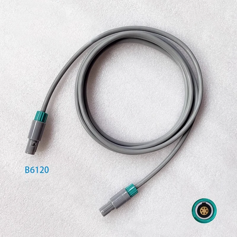 Dental Intraoral Endoscope Spring Spiral Telescopic Two End 6-pin Plug Connection Wire Endoscope Handle Wire