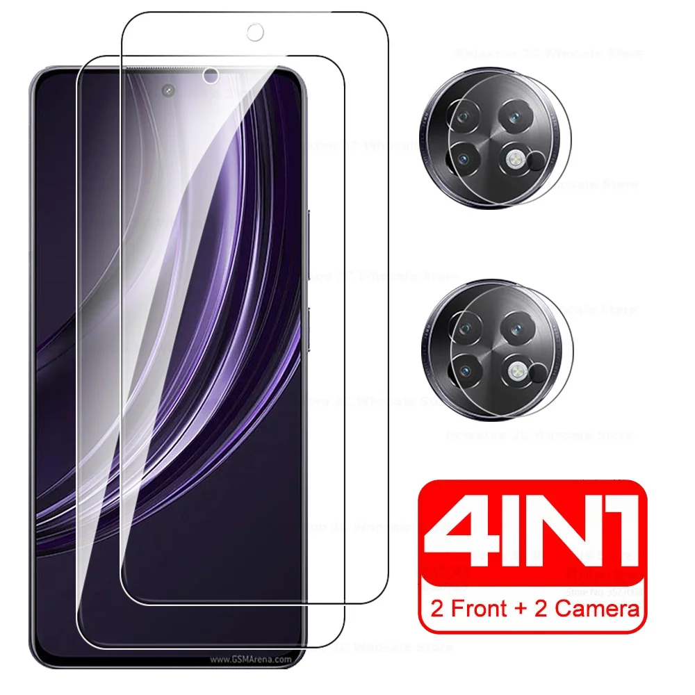 4IN1 Camera Glass For Realme 13 Plus 5G Screen Protector Protective Glass For Realme 13+ 13 + Realme13 Plus Tempered Glass Films