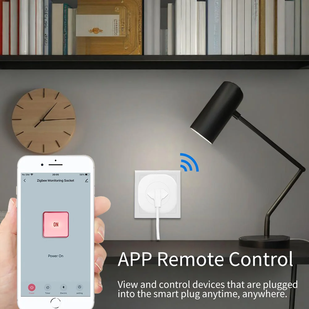 BORUIDAPLS Switzerland Israel plug Tuya smart plug ZigBee timed voice Google Home Alexa power monitoring 16A multiple PCS socket