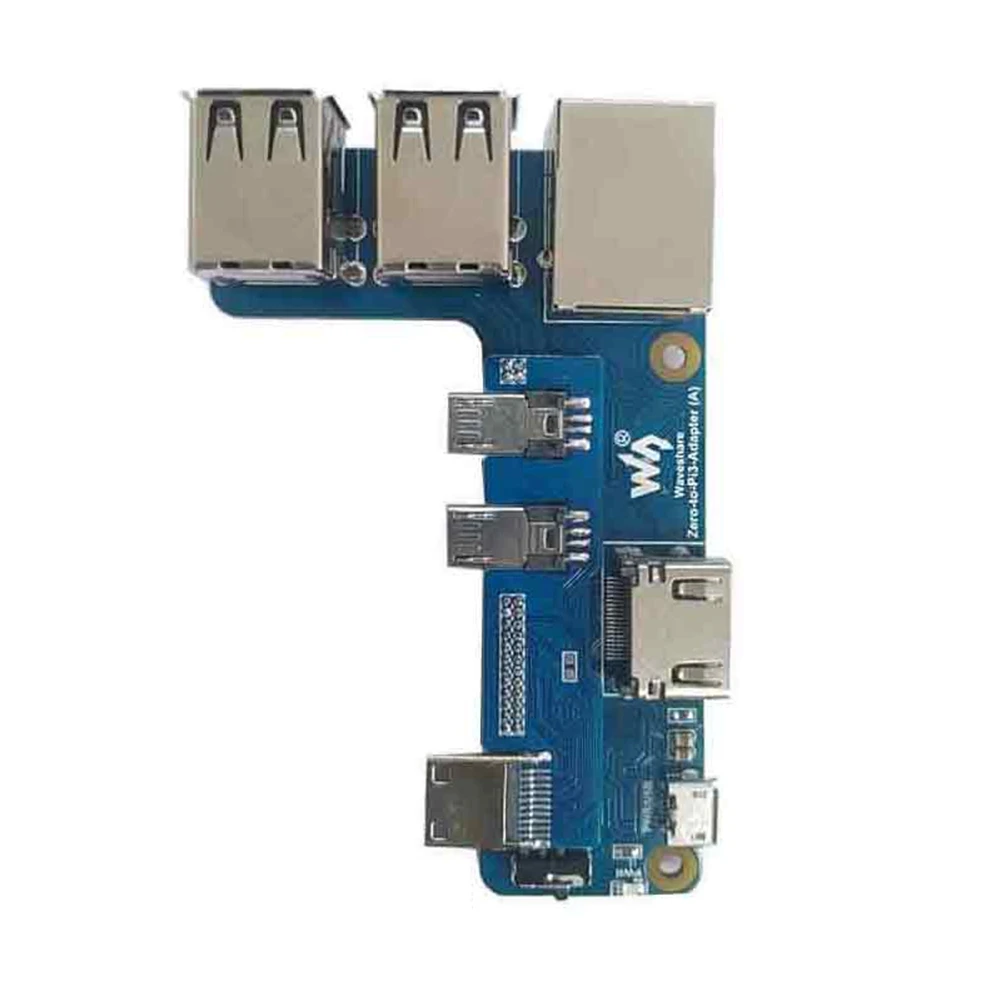 Imagem -02 - Placa de Expansão para Zero a 3b Adaptador de Interface Hub Hat Zero a Pi3 p0 4usb