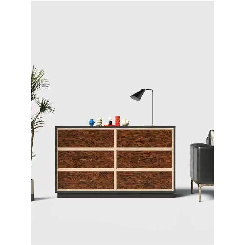 

Bucket cabinet medieval solid wood dining side cabinet living room storage retro locker six bucket cabinet