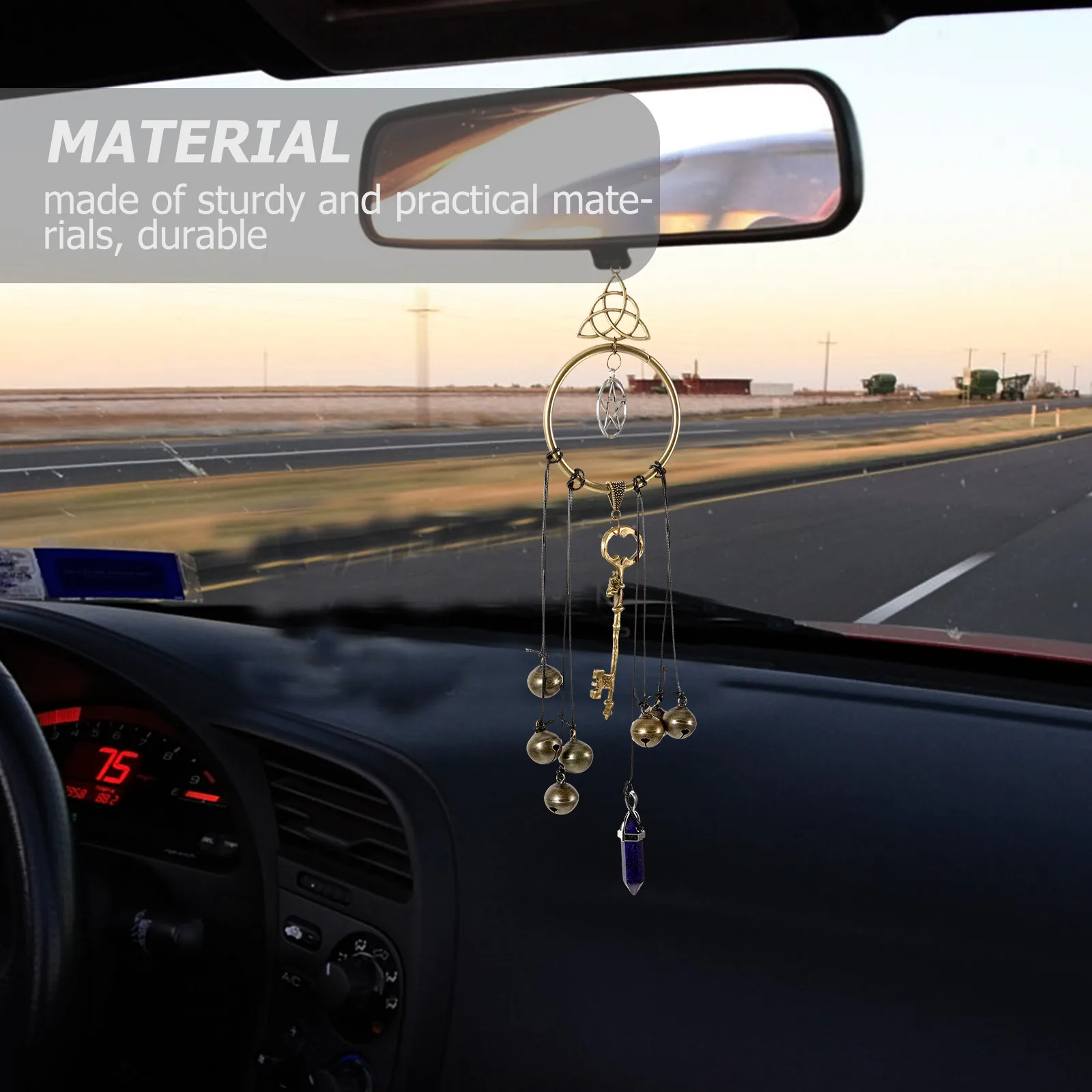 

Wind Decorative Hanging Bell Outdoor Indoor Chime Ancient Key Bell Decoration