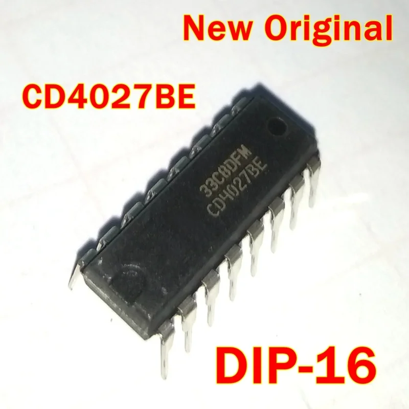 1Pcs to 100Pcs Cd4027Be Dip-16 New Original Cmos Dual J-K Master-Slaver Flip-Flop