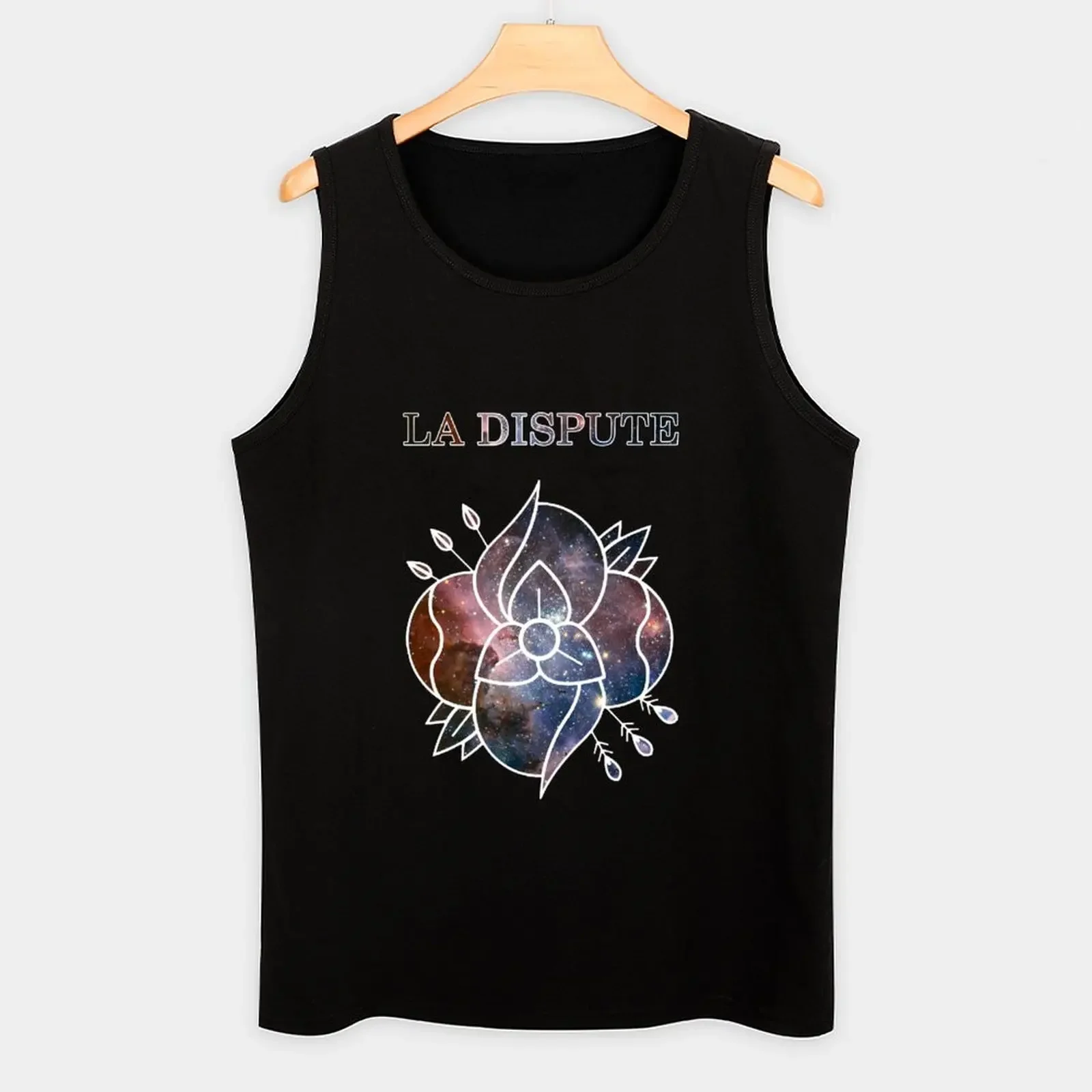 New La Dispute - Galaxy TRANSPARENT DESIGN Tank Top mens clothing man sexy?costume image 3