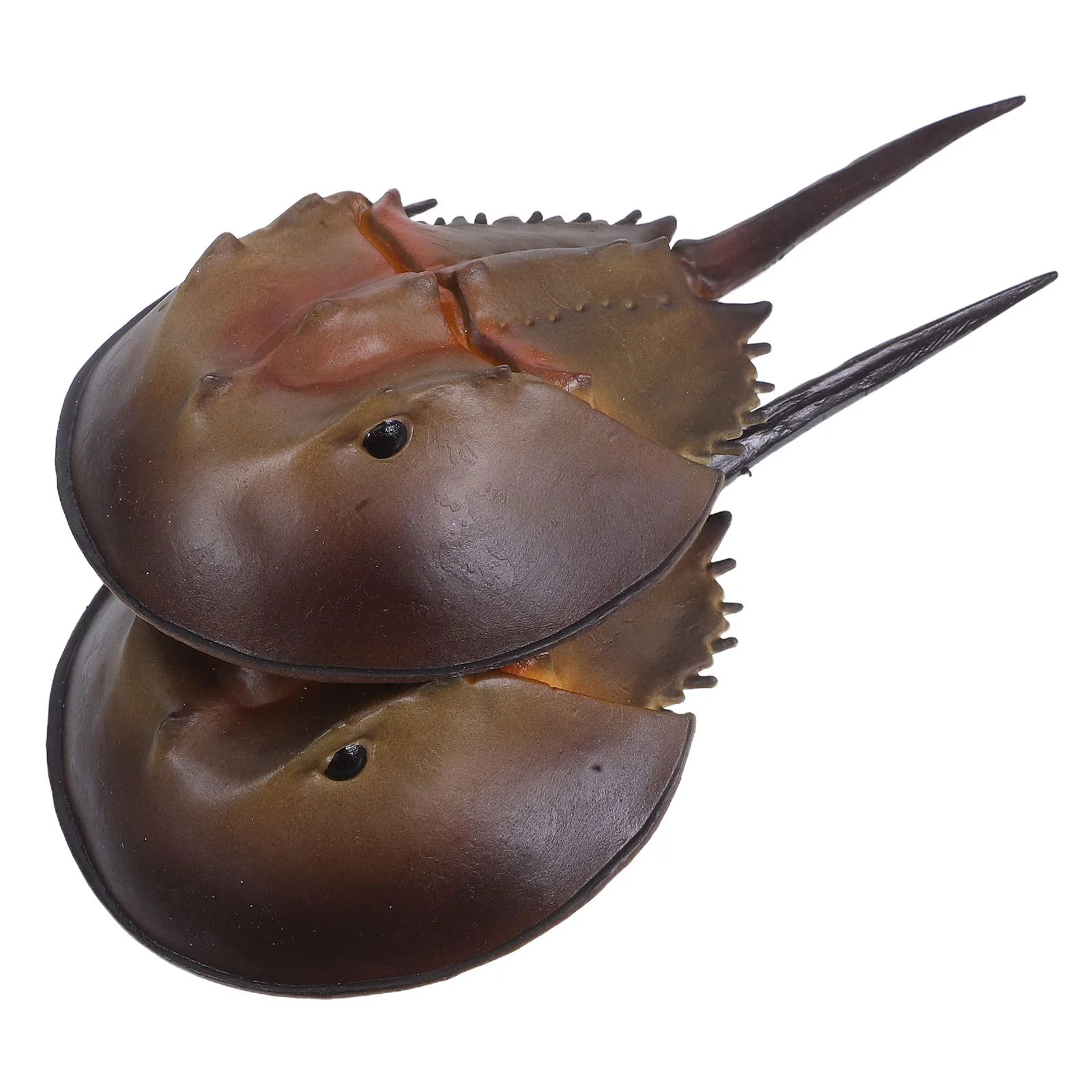 

2 Pcs Sea Life Toys Crab for Kids Dollhouse Food Miniature Fish Tank Artificial Plastic Ornaments Figure Lifelike Fake Play