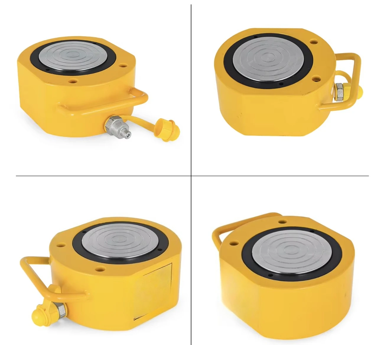FPY-1001 مقبس هيدروليكي فولاذي فائق CP-700 مضخة يدوية متعددة الأقسام 100T أدوات رفع الحمل للعمل