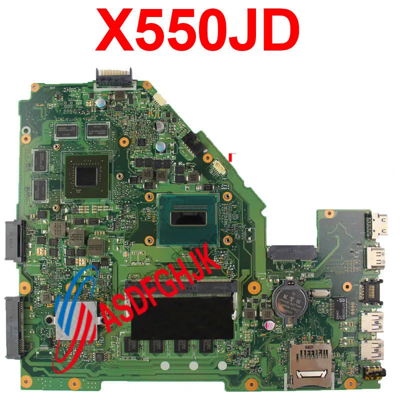 For Asus FX50J X550J X550JK X550JD Motherboard REV2.0 i7-4720HQ CPU GT820 4GB 100% TESED OK