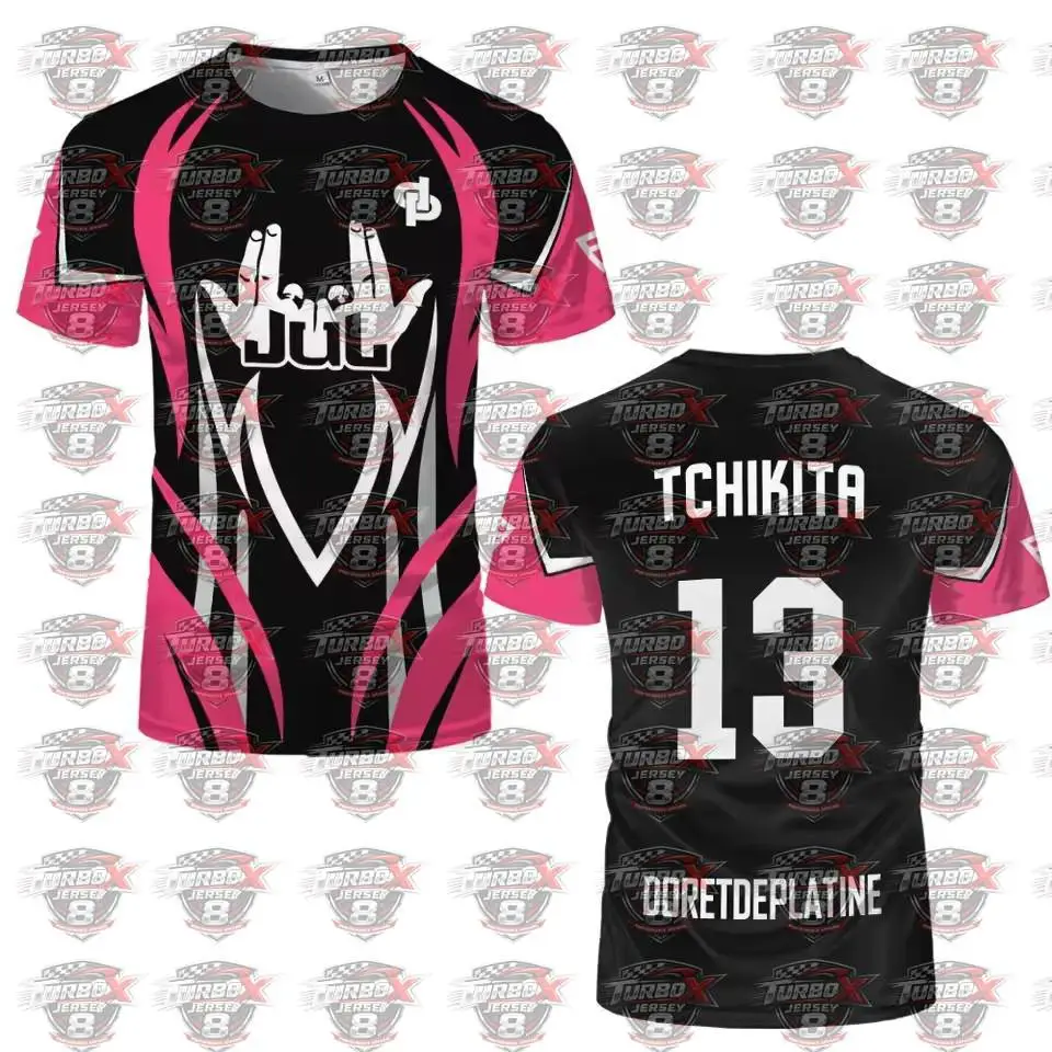 2026 New Jul T-shirts Ninetta Toto  Pink Breathable Training Dp Football Jerseys Summer Fashion Casual Sports French Rapper Tees - view 3