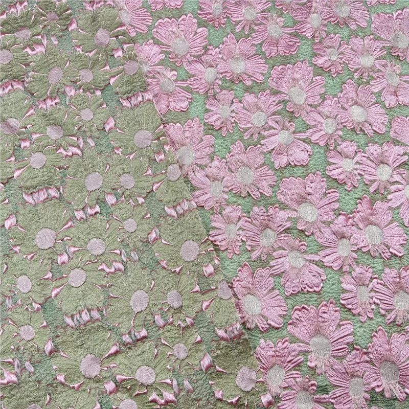 New pink jacquard cut tassel fabric dress wedding toasting gown Organza designer