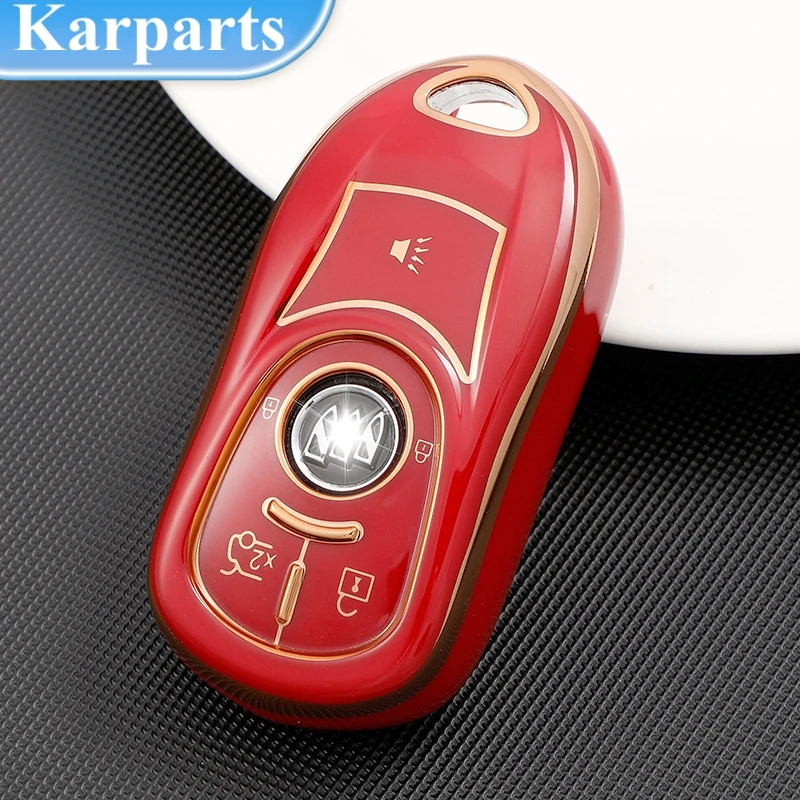 High Quality TPU Car Key Cover Bag Case Shell Protector Keychain for Buick Encore Envision Excelle Lacrosse Regal Verano GX GL6