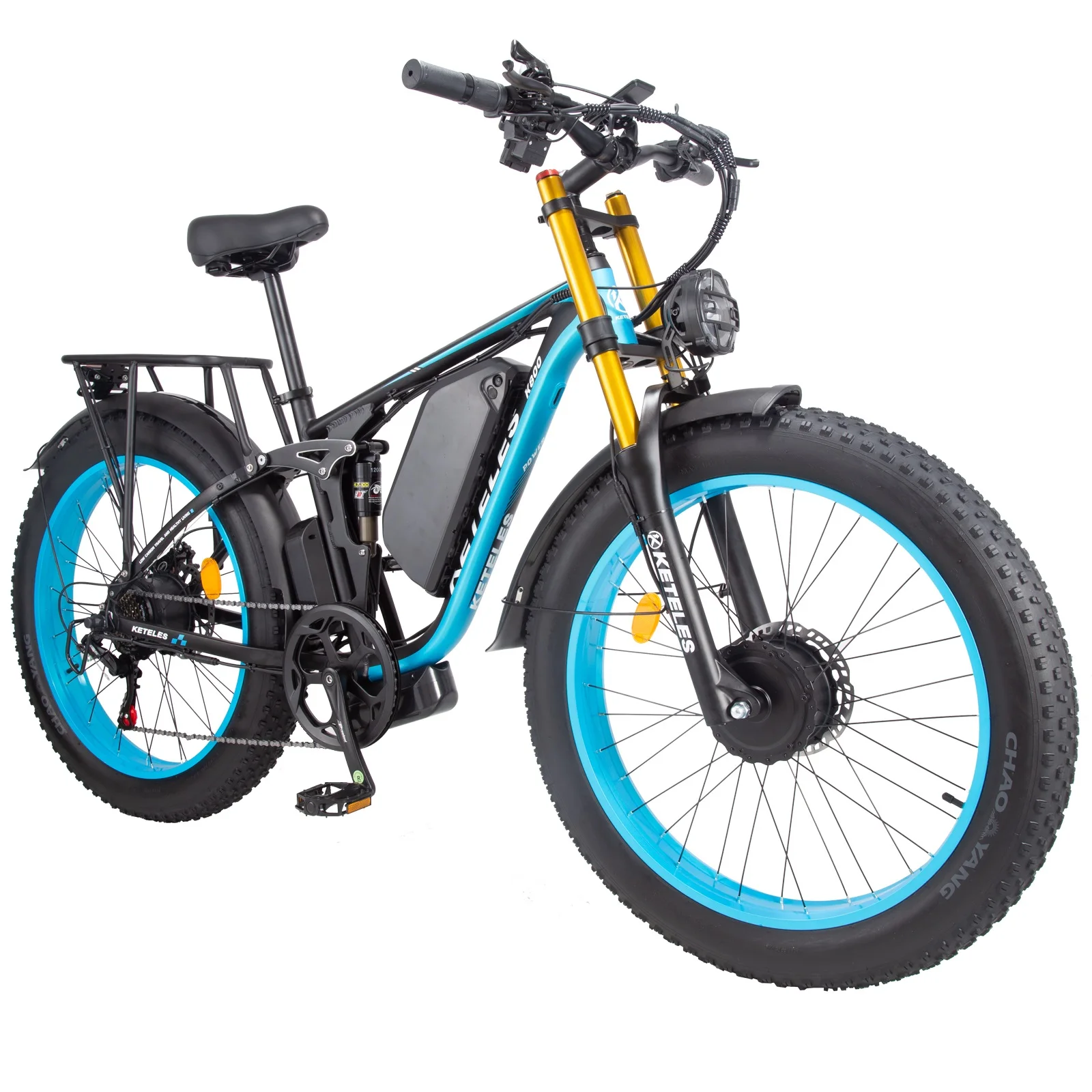 

KETELES Factory 26inch K800 23ah Electric Mountain Bikes Wholesale Price 2x1000w Dual Motor Bicicleta Electrica