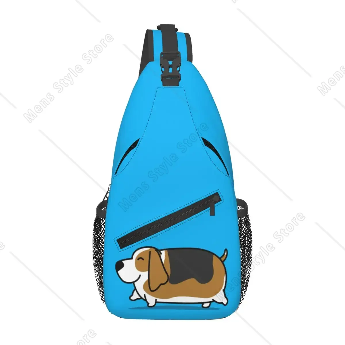 

Милая такса, нагрудная сумка, мужской рюкзак через плечо, нагрудная сумка, дорожный походный рюкзак, сумка на плечо