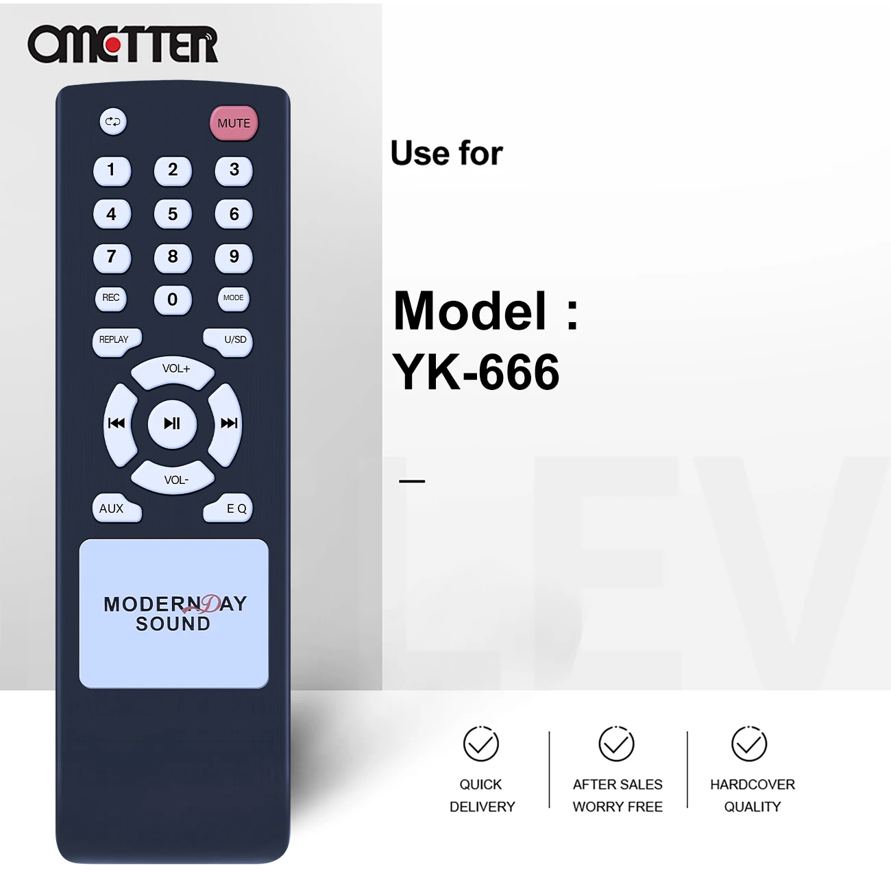 Nowy YK-666 do Temei Sound Power wzmacniacz Audio pilot zdalnego sterowania